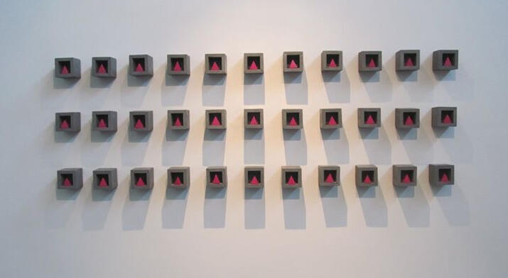 “33” | Wood, Aluminum, and Paint | 2018 | NFS